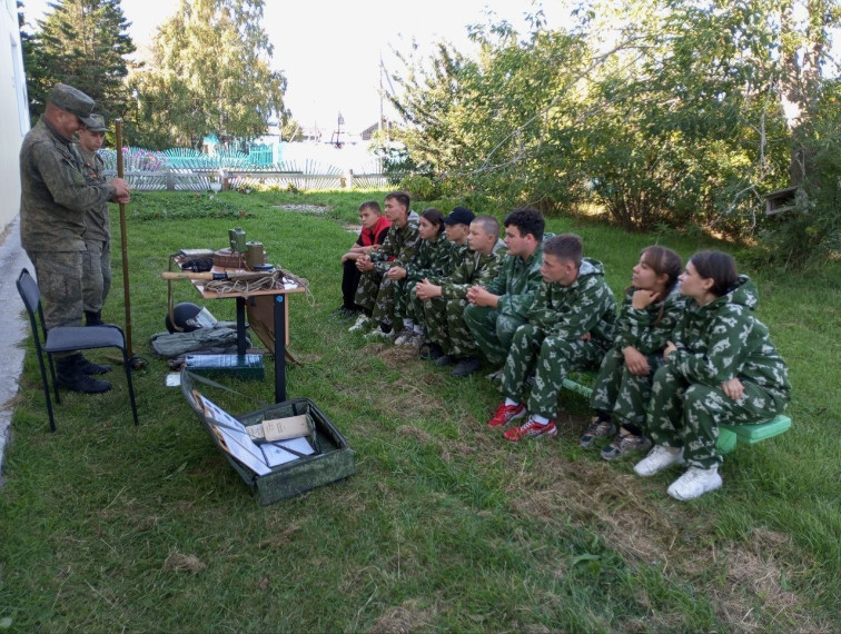 ВТОРОЙ день военно-патриотических поисковых сборов.